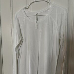 White Lululemon Long Sleeve Shirt- Size 10